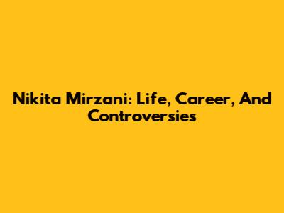 Nikita Mirzani: Life, Career, And Controversies